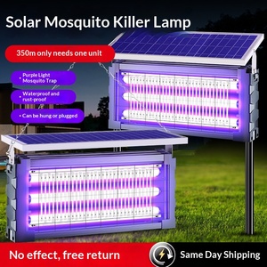 Lampe <span class=keywords><strong>Solaire</strong></span> Anti-Moustiques LED 4W pour Usage Domestique et Extérieur, Jardin/Cour, Contrôle des Nuisibles, Étanche, Répulsif Anti-Mouches - Product Image 5