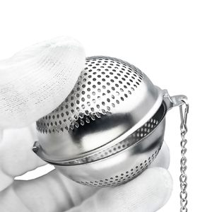 Infuseur à thé en acier inoxydable 304, finition polie moderne, écologique, filtre à thé, boule à thé - Product Image 6