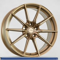Nouvelles jantes en alliage à 10 rayons forgées par flux, de 15 à 24 pouces, jantes de tuning décalées, finition personnalisée, PCD ET haute performance pour berline