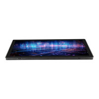 Moniteur tactile industriel de 21,5 pouces avec interface VGA HDMI pour le contrôle des machines d'usine avec HDMI/VGA/DVI