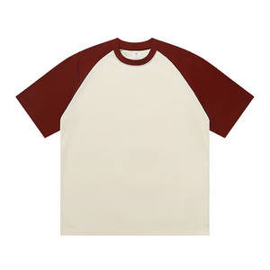 T-shirts unisexes en coton BYABC-G10, col rond, 260 grammes, tricot uni, blanc et noir, design d'usine, vente en gros, impression personnalisée par transfert thermique - Product Image 4