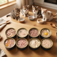 Nourriture en conserve pour chat riche en protéines 170g, soin de la peau, thon et morceaux de poulet, santé des articulations, pour toutes races, collation essentielle pour chat, vente en gros