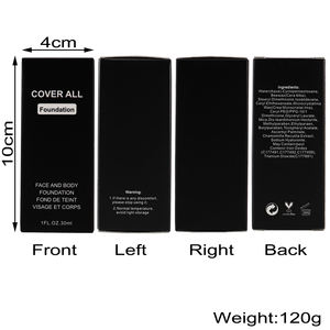 프라이빗 라벨 파운데이션 메이크업 리퀴드 12색 리퀴드 파운데이션 방수 메이크업 - Product Image 4