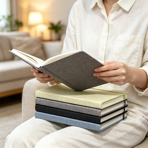 Cuaderno de Cuero PU Personalizado al por Mayor, Tapa Dura A5, Cosido con Hilo, Páginas Rayadas, Regalo Corporativo, Diario con Banda Elástica y Cinta - Product Image 2