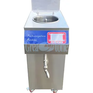 Gelateria congelée Machine à crème glacée au yaourt et aux fruits Pasteurisateur pour entreprise Pasterization Machine à lait