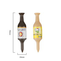 Prêt à expédier t-shirts de golf en plastique durables drôles de 3.54 pouces accessoires de golf faits à la main bouteille de bière