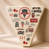 Boîte/Sac en Papier Crêpe Alimentaire Personnalisé Anti-Graisse Style Simple pour Café, Crêpes de Rue, Emballage à Emporter