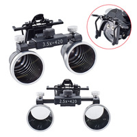 Professional Dental Surgical Loupes 2.5X 3.5X Magnification Clip-on Oral Surgery Magnifier Portable Dentist Optical Instrument