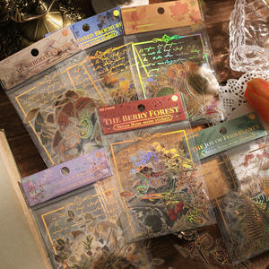 Il produttore cinese per la vendita al dettaglio ha promesso una carta d'invito trasparente <span class=keywords><strong>di</strong></span> qualità trasparente a colori adesivi murali per animali domestici adesivi anime - Product Image 4