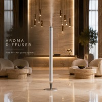 Nouvel Arrivage 3004 – Diffuseur sur Pied en Alliage d'Aluminium avec Contrôle Intelligent par Application, Atomiseur d'Huiles Essentielles pour Salon