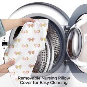 Almohada de Reflujo para Bebés, Alivio de Cólicos y Gases, Tapete para Tiempo Boca Abajo, Soporte para Cuello, Hombros y Cuerpo Durante la Alimentación - Product Image 6