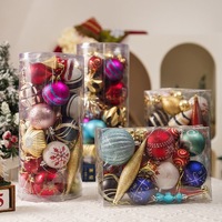 Boules de Noël 2026 écologiques non toxiques, réfléchissantes, brillantes, pigmentées or, argent, rouge, vert, bleu, fabriquées en usine