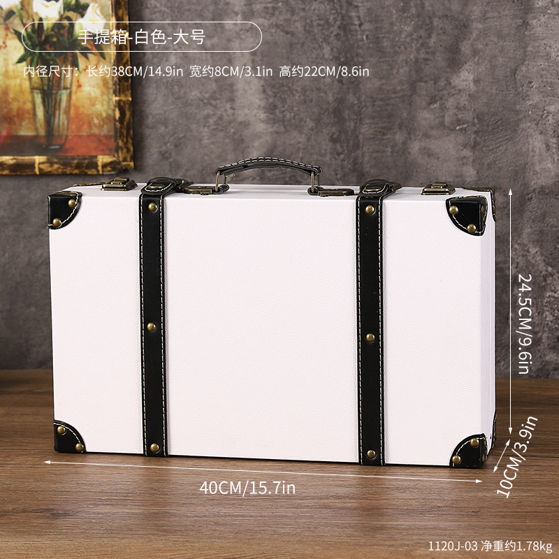 Valise 1120J-03 - Blanc - Grand