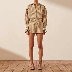 Nuevos <span class=keywords><strong>pantalones</strong></span> <span class=keywords><strong>de</strong></span> playa para <span class=keywords><strong>mujer</strong></span>, <span class=keywords><strong>pantalones</strong></span> <span class=keywords><strong>cortos</strong></span> holgados deportivos <span class=keywords><strong>de</strong></span> ocio para el hogar para <span class=keywords><strong>mujer</strong></span>, <span class=keywords><strong>pantalones</strong></span> calientes transpirables <span class=keywords><strong>de</strong></span> <span class=keywords><strong>lino</strong></span> y algodón a rayas para exteriores - Product Image 2