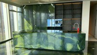 YUSHI Vente en gros de dalles de quartzite de luxe de haute qualité, quartzite brésilien Avocatus, 100% quartzite naturel pour villa, hôtel, salle à manger, cuisine