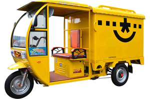 <span class=keywords><strong>Triciclo</strong></span> con Remolque para 2 Adultos, Motocicleta de Carga para Uso Agrícola con Cabina Delantera, Scooter Eléctrico de Carga - Product Image 5