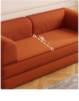 Canapé moderne compressé en mousse à mémoire de forme, éponge haute densité, tissu velours respirant, ergonomique, doux, confortable, durable, adapté aux animaux domestiques