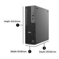 Ordinateur de bureau Dell Pro Max Slim FCS1250 SFF neuf, station de travail, Ultra7 265, 8 Go/16 Go de RAM DDR5, 512 Go/1 To de SSD, personnalisable