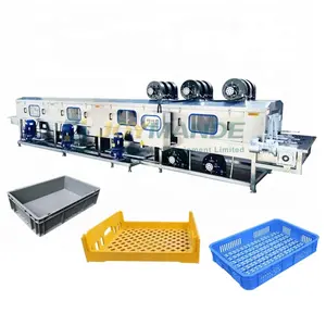 Speed Adjustable Plastic Pallet Washing And Drying Machine Pallet Washer Dryer