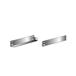 Paire de guides galvanisés Fami pour étagères série Tr, supports d'étagères D 500 mm - Product Image 1