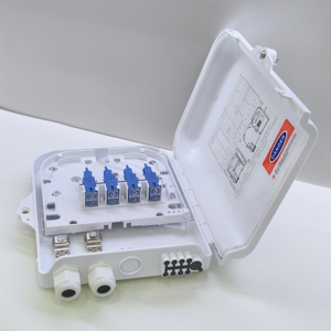 2 in 8 Out Waterproof Fiber Junction Box Pre-Loaded 1x8 SC/UPC PLC Splitter (IP65) - Product Image 2