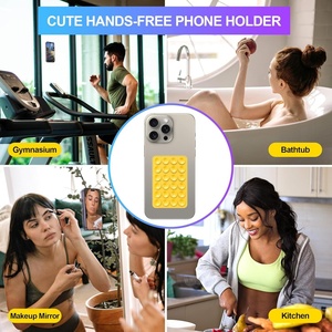 Funda de silicona con ventosa para teléfono, soporte adhesivo para celular, accesorios móviles, soporte de agarre para selfies, ¡se vende como pan caliente! - Product Image 6