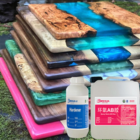 Kit de résine artisanale résine Ultra claire pour bricolage résine de rivière époxy et Table d'océan en bois pour le versement de bois pro