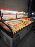 Vitrine Réfrigérée Commerciale à 3 Températures, en Acier Inoxydable Épais, Triple Compresseur, Triple Porte, Tuyauterie Entièrement en Cuivre