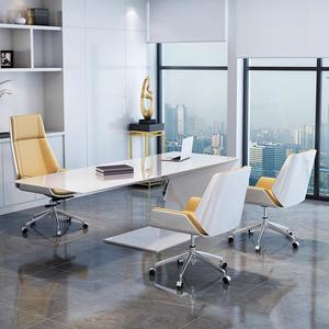 Executive Casual Boss Bürostuhl mit kariertem Design Mode Ode <span class=keywords><strong>Joy</strong></span> Mesh Leder Computer Drehstuhl für den Heimgebrauch - Product Image 3