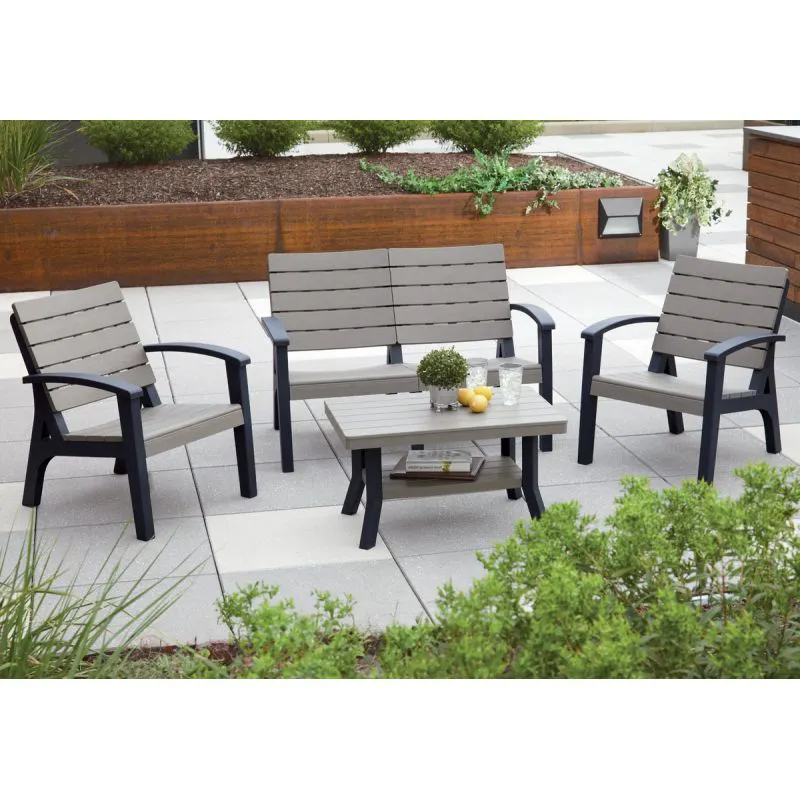 Nhà hàng sang trọng uy tín cắt rắn Patio ăn PP không thấm nước vườn ghế sofa ngoài trời Bộ đồ nội thất