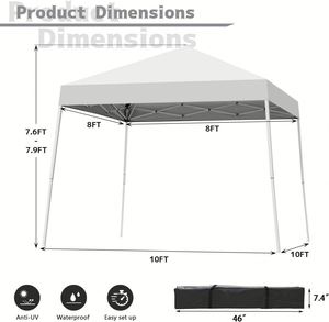 Awning Marquee Gazebo <b>Canopy</b> Trade Show <b>Tent</b> Instant Custom Easy Ez up Event 10x10 3X3 Pop up Folding <b>Tent</b> - Product Image 5