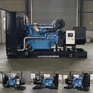 Weichai jeneratör 600kW motor 500kva 750kva büyük su soğutmalı dizel jeneratör