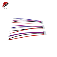 Rakitan kabel kustom profesional, dengan rangkaian kabel 2.54mm 2/3/4/5/6 Pin konektor wanita untuk aplikasi elektronik
