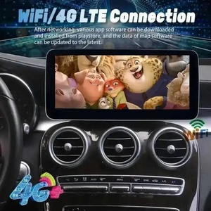 สำหรับรถเบนซ์ C Class GLC W205 X253 ปี 2015-2018 เครื่องเล่นวิดีโอติดรถยนต์ระบบ Android Auto พร้อม Carplay เครื่องเล่นมัลติมีเดีย จอภาพ ระบบนำทาง GPS - Product Image 3