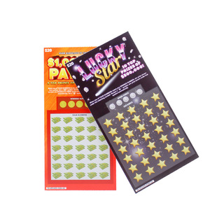 Giấy tùy chỉnh in hai mặt Cào thẻ Xổ Số vé cào vé Xổ Số - Product Image 5