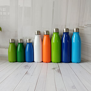 Aangepaste <span class=keywords><strong>Cola</strong></span>-fles Aluminium Waterflessen Sublimatieflessen - Product Image 2