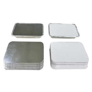 Plats jetables en feuille <span class=keywords><strong>d</strong></span>'<span class=keywords><strong>étain</strong></span> Grill Pan Catering 8389 Plateau de récipient en feuille <span class=keywords><strong>d</strong></span>'aluminium avec couvercle - Product Image 5