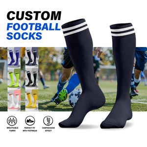 Wholesale <strong>Men</strong> <strong>s</strong> Knee High Soccer <strong>Socks</strong> Custom Logo Long Football <strong>Socks</strong> - Product Image 1
