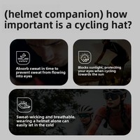 Gorra de Ciclismo TOSUOD para Adultos, de Poliéster, Secado Rápido, para Verano, con Visera, Protección Solar, para Hombres y Mujeres, Absorbe el Sudor