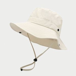 2022 Custom Logo Summer Fisherman Bucket <b>Hats</b> Large Eaves Brim <b>for</b> Outdoor Travels & Party Solid Color-<b>for</b> Fishing - Product Image 6