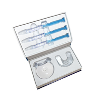 Kit de blanchiment dentaire LED sans fil approuvé CE, lumière froide, minuteurs 10 min, 5 lampes LED, logo personnalisé, blanchiment dentaire à domicile sans peroxyde