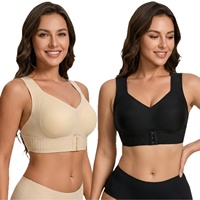 Soutien-gorge T-shirt sans couture push-up pour femme, correcteur de posture, gaine amincissante, débardeur sans manches, gilet sculptant, soutien-gorge de sport, soutien-gorge de yoga