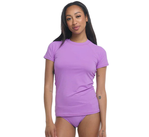 Rashguard de musculation à col ras du cou et manches courtes, avec logo personnalisé, qualité supérieure, camouflage, faible MOQ, vente en gros - Product Image 1