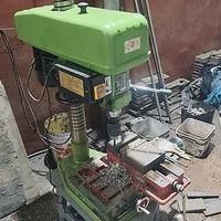 Mesin Bor Duduk Industri 750W 220V Tugas Berat, Dua Fungsi (Bor & Tap), Dua Jalur, Dapat Disesuaikan, untuk Pengeboran Kayu