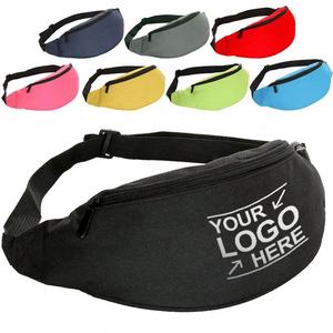 Venta al por mayor de fábrica, logotipo personalizado, estampado bordado para mujer, impermeable, nailon, lona, deporte, bandolera, cinturón en el pecho, riñonera - Product Image 1