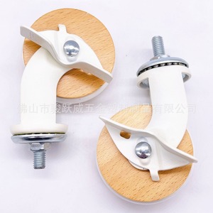 Roulettes de meubles Junyuewei 60 mm, roue en bois rigide et durable pour armoire, hôtel, restaurant - Product Image 5