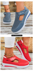 Scarpe da <span class=keywords><strong>donna</strong></span> <span class=keywords><strong>con</strong></span> zeppa in rete <span class=keywords><strong>con</strong></span> zeppa da <span class=keywords><strong>donna</strong></span> scarpe da <span class=keywords><strong>donna</strong></span> - Product Image 6