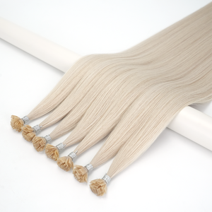 Extensioni per capelli in cheratina italiana pre-bonded con punta piatta mini K, a doppia trama, per saloni - Vendita all'ingrosso - Product Image 3