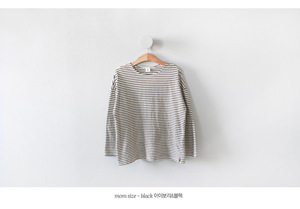 เสื้อสเวตเชิ้ตผ้าฝ้ายลายทางขาวดำสำหรับเด็กผู้หญิง ผลิตในจีนจาก Alibb - Product Image 6