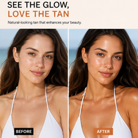 Mousse autobronzante ETRUN ALISA de marque privée Faux bronzage foncé bronzant sans soleil sans odeur désagréable mousse avec gant de bronzage